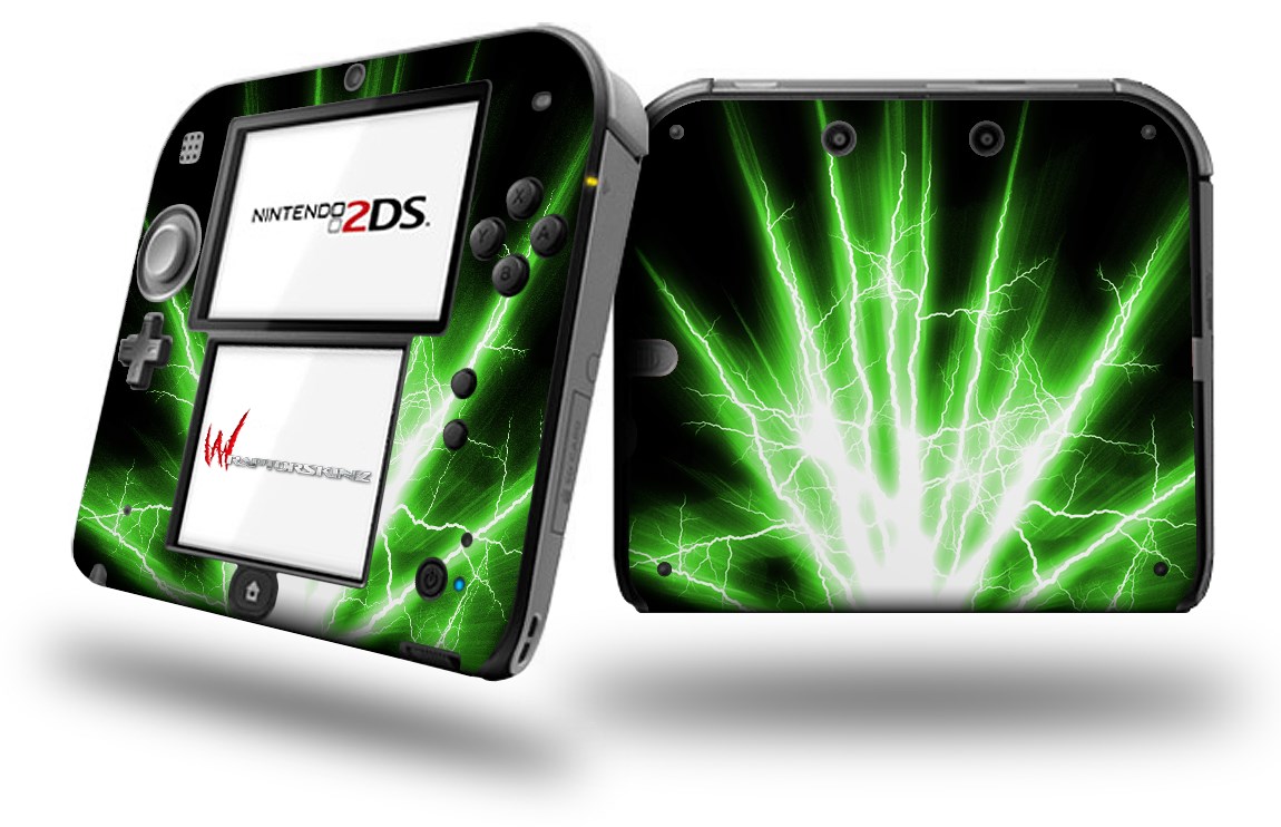 Lightning Green - Decal Style Vinyl Skin fits Nintendo 2DS - 2DS NOT ...