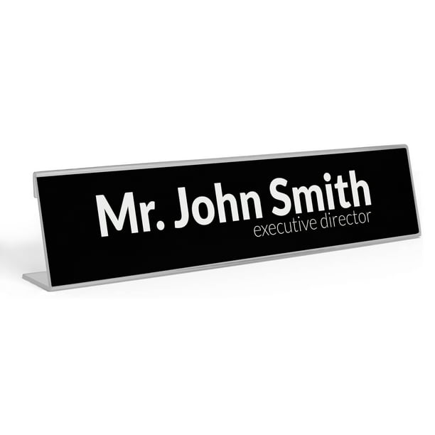 Printtoo Personalized Desk Name Plate Pretty Classy Custom Acrylic