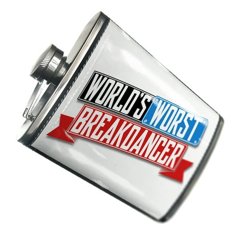 

NEONBLOND Flask Funny Worlds worst Breakdancer