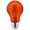 Orange, variant on Sunlite LED Filament A19 Yellow E26 Base 4.5W (60W Equivalent) Dimmable Light Bulb, 2 Count