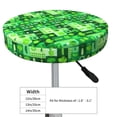 thumbnail image 4 of Lsque Vegetables Pattern Round Bar chair cushion covers Velvet Fabric Premium Comfort Protects from Scratches and Stains for 14-17 Inch Chair-13 inch, 4 of 7