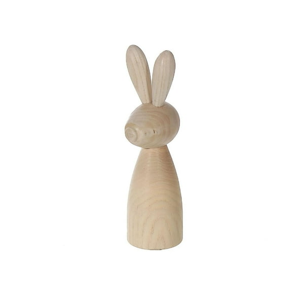 Décor De Lapin En Bois Naturel