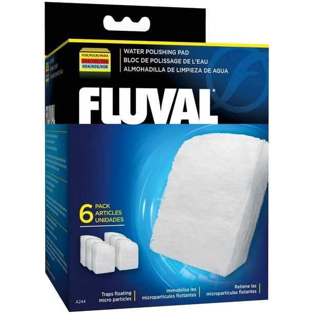 Fluval 3 Plus 4 pack Filter Water Polishing Pad A191 A-191