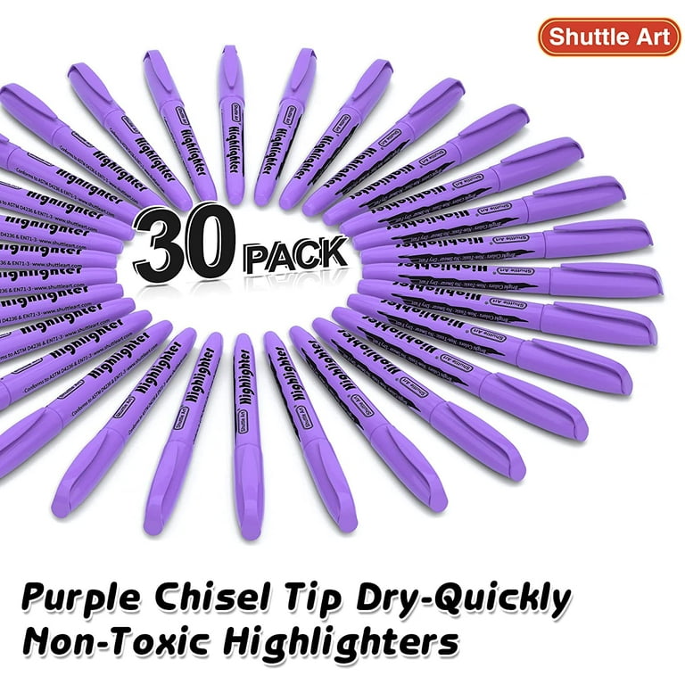 Purple highlighters 2024