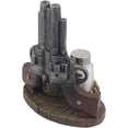 thumbnail image 4 of Classic Country Western Six-shooter Pistols with Bullets Salt and Pepper Shaker Set on Decorative Display Stand Figurine in Wild West Kitchen Decor Table Centerpieces As Rustic Gifts for Cowboys, 4 of 4