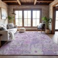 thumbnail image 6 of Addison Rugs Mayfield Premium Machine Washable Transitional Floral Lavender Rectangle Rug, 9' x 12', 6 of 6