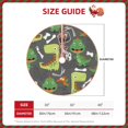 thumbnail image 4 of Kll Cartoon Dinosaurs Christmas Tree Skirt 48",Party Decorations Farmhouse For Christmas Decorations Holiday Party, 4 of 8
