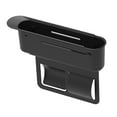 thumbnail image 4 of Organizador genérico para rellenar huecos de asientos, caja de almacenamiento retráctil para accesorios de automoción, para teléfonos y botellas. Negro, 4 of 8