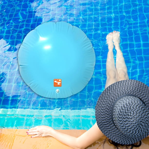 Almohada de aire inflable para piscina, funda de PVC para invierno engrosada, almohada a prueba de polvo