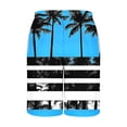 thumbnail image 5 of COSFO Summer Men Swim Trunks Casual Beach Hawaiian Board Shorts Drawstring Relaxed Fit Stretch Quick Dry Elastic Waist Bathing Suits, 5 of 5