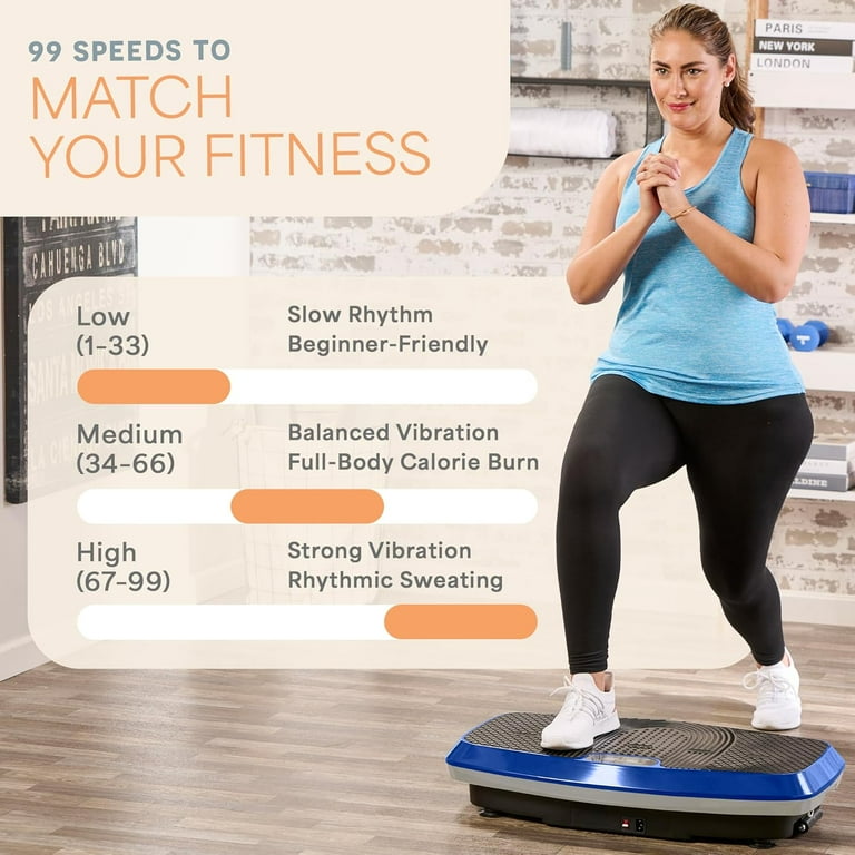 Lifepro Hovert 3D Vibration Plate Exercise Machine, Dual Motor, Full-Body  Fitness, Blue - Walmart.com