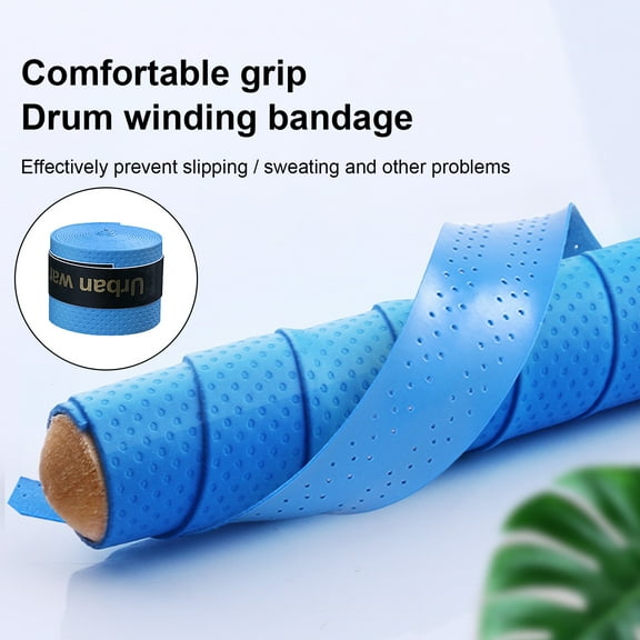 Travelwnat 5Packs Drum Stick Tape Drumstick Wrap Anti Slip Drumstick Grips Comfortable Drum Kit Drum Percussion Accessories