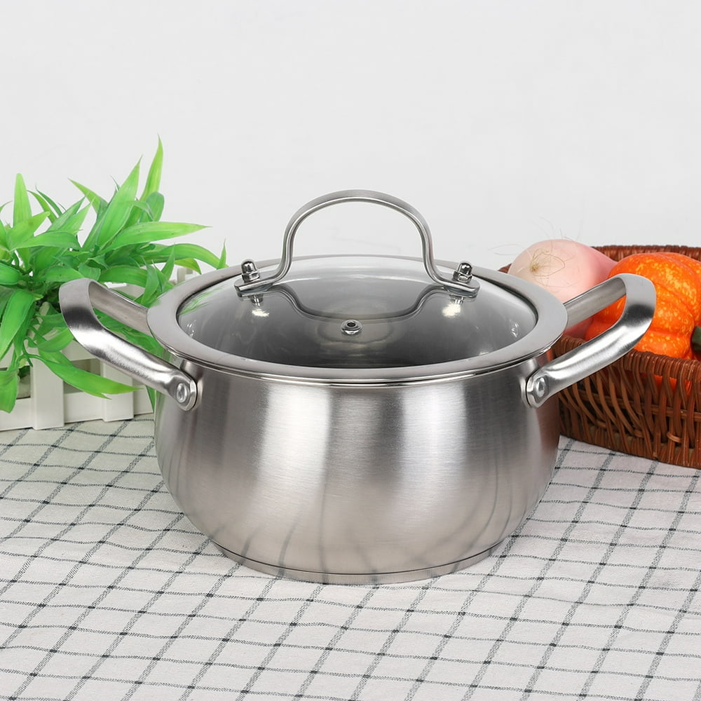 Tebru Stainless Steel Soup Cooker, Stainless Steel Cooking Pot Set
