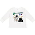 thumbnail image 3 of Inktastic Out of This World Big Sister Astronaut in Space Girls Long Sleeve Toddler T-Shirt, 3 of 5