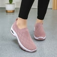 thumbnail image 5 of Mostsola Sneakers for Women Knitted Slip on Sock Shoes Casual Loafers Arch Support Walking Shoes, 5 of 8
