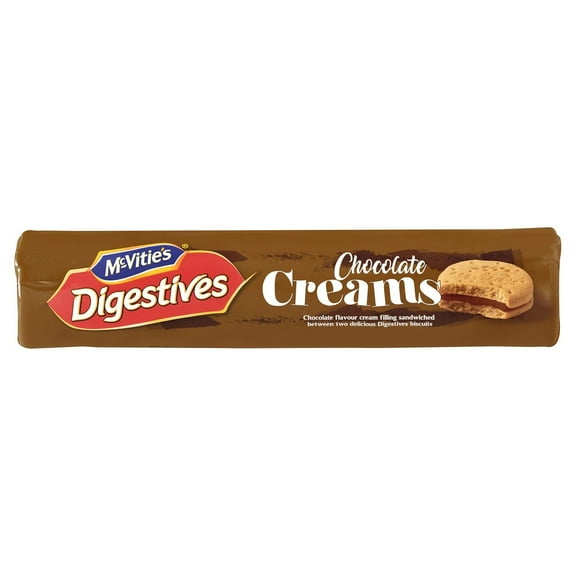 McVitie's Digestives Creams Chocolate Biscuits 168g (Pack of 24)