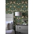 thumbnail image 3 of NextWall Aves Garden Peel and Stick Wallpaper (Forest Green), 3 of 7
