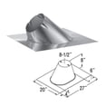 thumbnail image 2 of M & G Duravent 6DT-F6 6 Inch  Dura Vent Duratech Flashing  0/12-6/12 Pitch  Galvanized storm Collar Not Included, 2 of 2