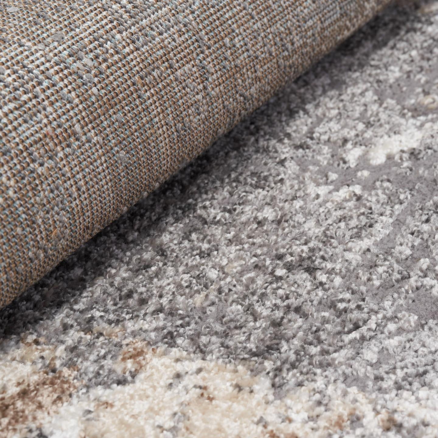 Luxe Weavers Euston Collection Abstract Area Rug 7680 Grey, Grey 8x10