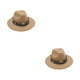thumbnail image 4 of Minnieouse Sombreros de Panamá ajustables de algodón para niños unisex - Última tendencia Durable Niños Elegantes Niñas Gorras Niños Fácil Type4 NO4, 4 of 6