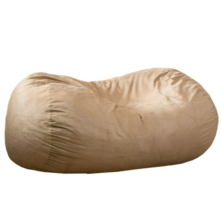 GDF Studio Stanfield Faux Suede 6.5 Foot Lounger Bean Bag