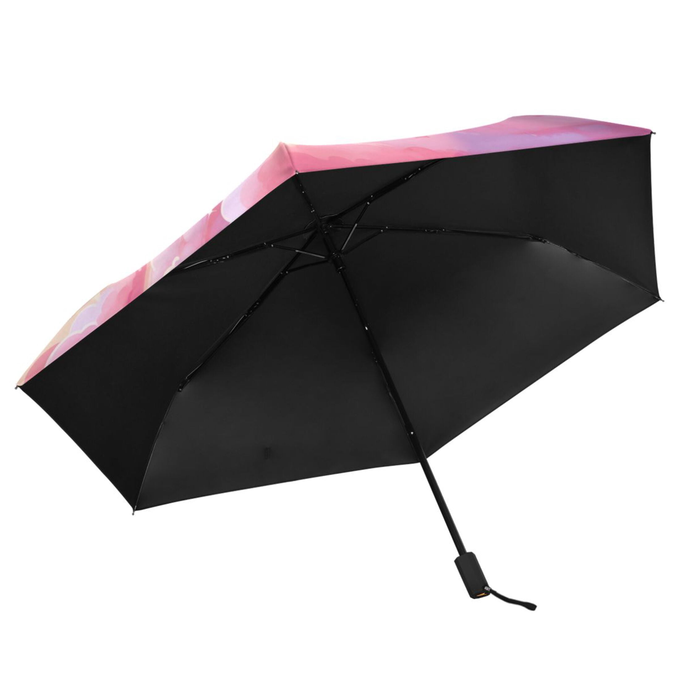 Aircraft Flying in Sky Compact Sun Umbrella Windproof Travel Umbrellas for Rain Strong Portable UV Protection