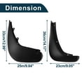 thumbnail image 3 of Unique Bargains Mud Flaps Splash Guards for Land Rover Range Rove Vogue 2013-2022 with Pedal W/Mount Accessories Mud Guards Front and Rear 1 Set, 3 of 6