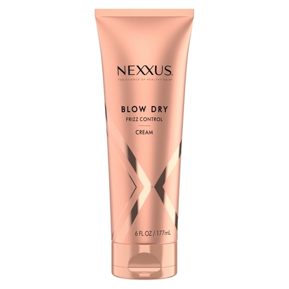 Nexxus Smooth and Full Blow Dry Balm Frizz Control, Volume and Heat Protect Weightless Style Styling Dry Balm for Smooth and Full Hair 6 oz