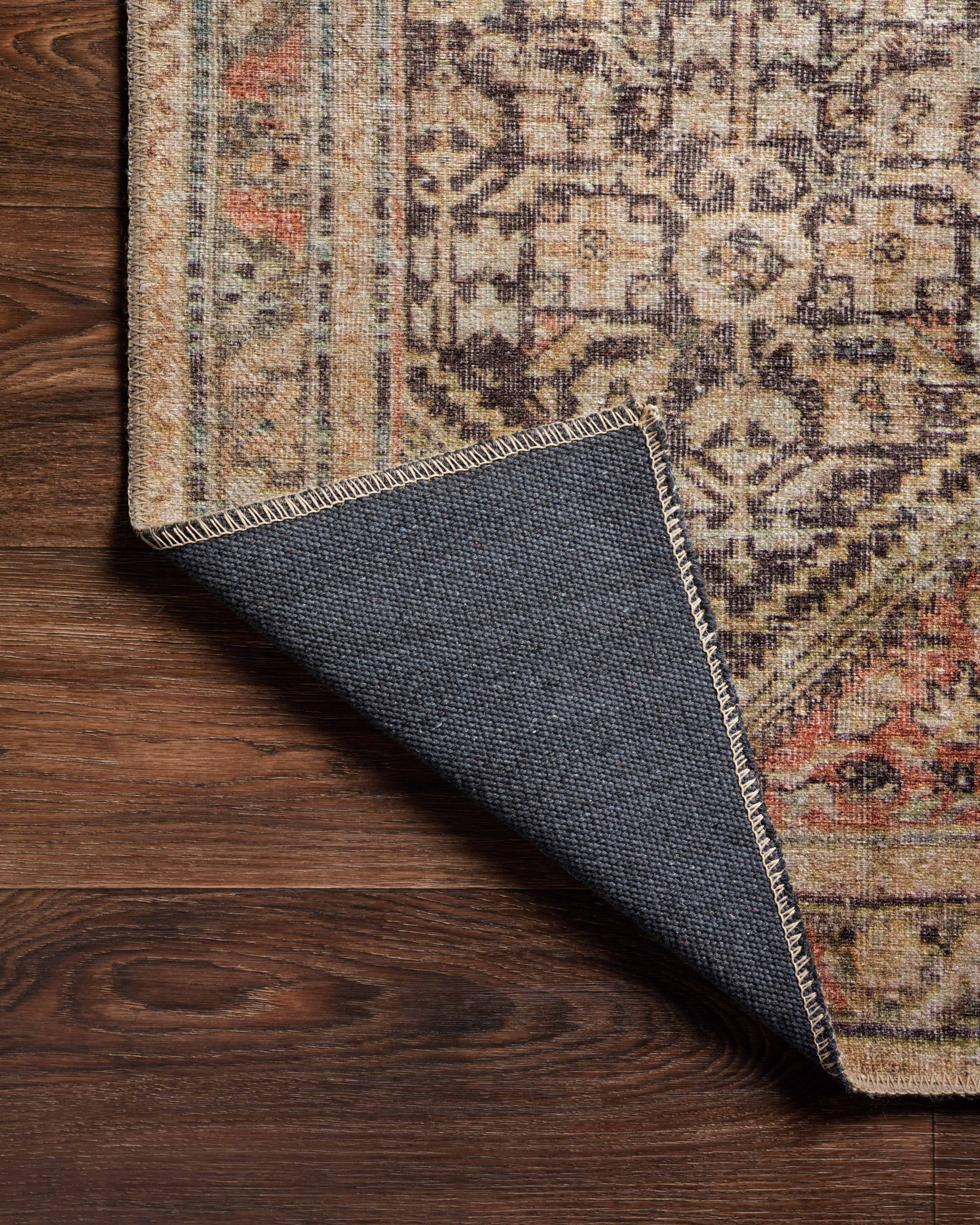 Loloi II Loren Collection LQ-17 Charcoal / Multi Oriental Area Rug 5'-0" x 7'-6"
