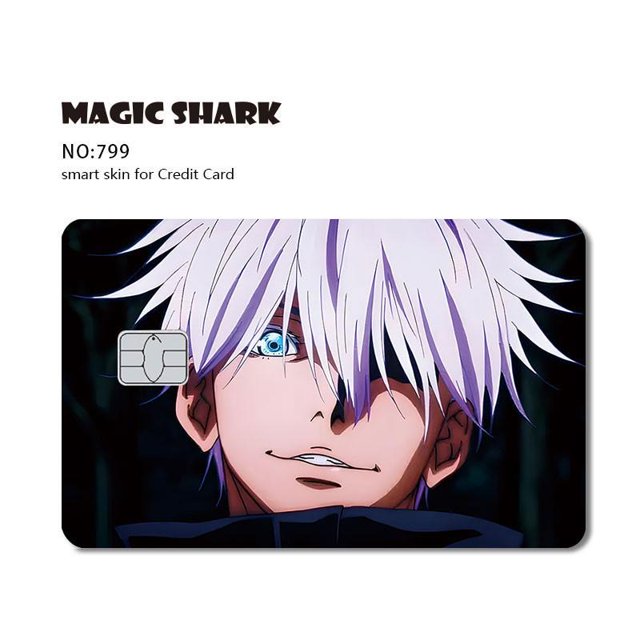 Anime Phoenix Flower One Piece Cute Cat Robot Ultra Thin Sticker Film Skin Cover Case for Small Chip Credit Debit Card 799