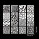 thumbnail image 2 of 20 Pcs Hollow-out Painting Template Classic Geometry Theme Design Children Graffiti Stencils for Wall Canvas Decoration, 2 of 4