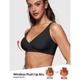 thumbnail image 2 of Bar Vertvie Wireless Seamless Deep V Push Up Cobertura total, 2 of 6