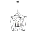 thumbnail image 6 of 4000-MB Millennium Lighting Tracy - 4 Light Pendant-30.5 Inch Tall and 18 Inch Wide-Matte Black Finish    -Traditional Installation, 6 of 16