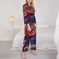 thumbnail image 4 of Lsque Chucky Pattern Long Sleeve Pajama Set for Women - Soft 2-Piece Sleepwear and Loungewear Set with Pockets, Comfy Nightwear, 4 of 8