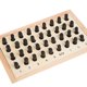 thumbnail image 5 of Juego De Punzones De Letras Y Números De Acero De 4mm, 36 Uds., Sello Del Alfabeto, Caja De Madera, 5 of 7