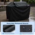 thumbnail image 4 of SHELTUSE BBQ Cover, 60''x24''x44'' Gas Grill Cover Waterproof, Anti-UV, Rip-Proof, Fade Resistant, Heavy Duty Barbecue Grill Cover with Hook-and-Loop Straps & Adjustable Hem Drawstring, 4 of 7