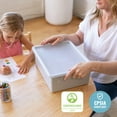 thumbnail image 6 of ECR4Kids Letter Size Plastic Tray Organizer with Lids, Large, Storage Bins, Light Grey, 10-Piece, 6 of 9