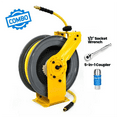 thumbnail image 3 of BluBird OilShield Dual - Arm Air Hose Reel All - In - One 1/2" x 50', 3 of 8