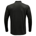 thumbnail image 4 of PMVFHDE Long Sleeve Shirts For Men Summer Casual Solid Color Stand Collar Zipper Placket Blouse Comfortable Daily Top, 4 of 5