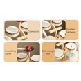thumbnail image 4 of Juguete De Tambor De Madera Para Bebé, Juego De Juguete De Tambor De Madera Para Practicar Música Y Aprender Para Jugar En Casa, 4 of 7