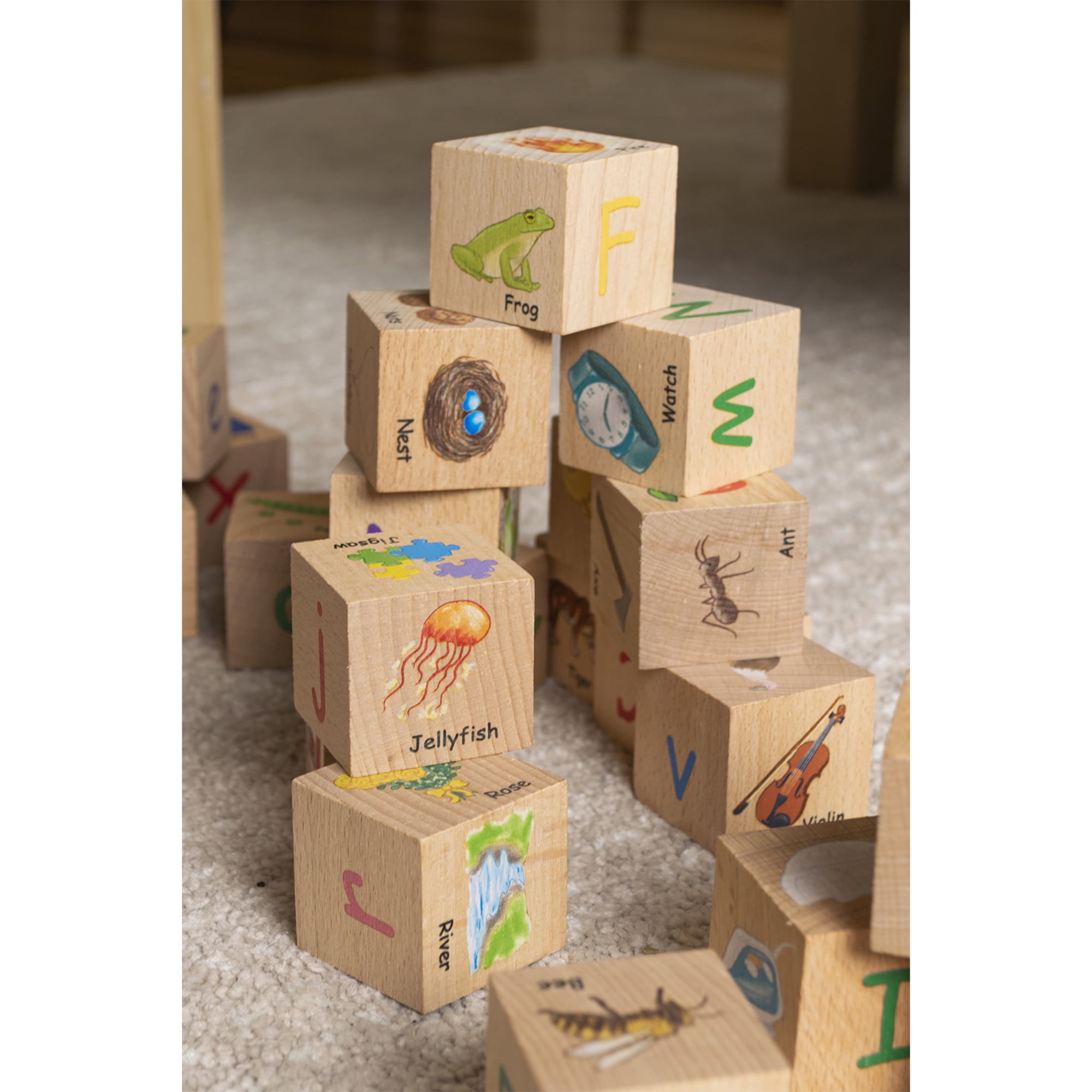 The Freckled Frog ABC Blocks