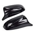 thumbnail image 1 of For BMW X5 E70 X6 E71 Auto Accessories Car Rear View Side Mirror Cover Rearview Mirror Cap ABS Carbon Fiber Gloss Black 08-13, 1 of 6