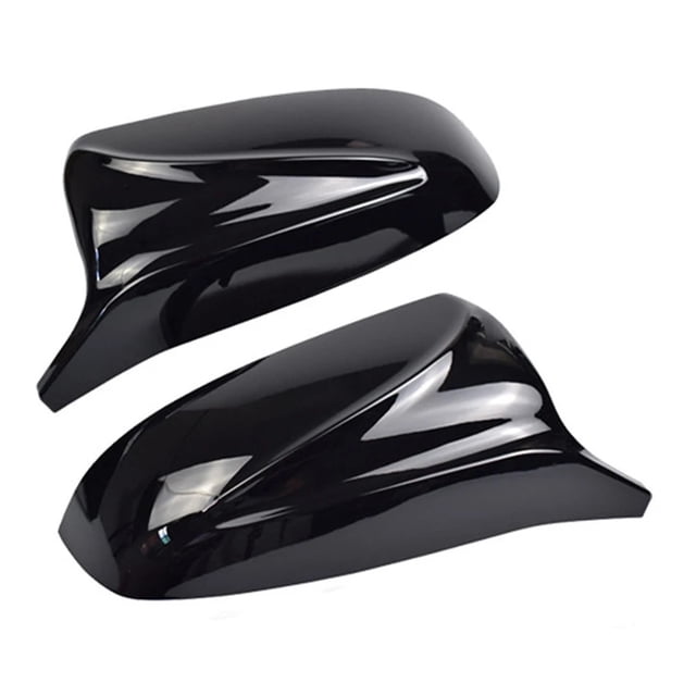 For BMW X5 E70 X6 E71 Auto Accessories Car Rear View Side Mirror Cover Rearview Mirror Cap ABS Carbon Fiber Gloss Black 08-13