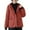 Orange, variant on Wensltd Women's Padded Jacket Solid Color Hooded Versatile Cotton Winter Warm Daily Outdoor Thickened Coat