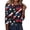 Black, variant on 4th Of July T Shirts for Women 3/4 Sleeve Tops for Women Usa 250th Anniversary Shirt Casual Loose Fit Patriotic 4th Of July T-Shirt