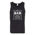 thumbnail image 2 of Wild Bobby, No. 1 Dad Genuine Legend Father's Day Mens Tank Top, Black, Small, 2 of 6