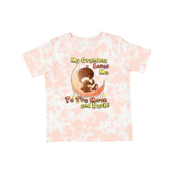Inktastic My Grandma Loves Me to the Moon and Back Boys or Girls Toddler T-Shirt