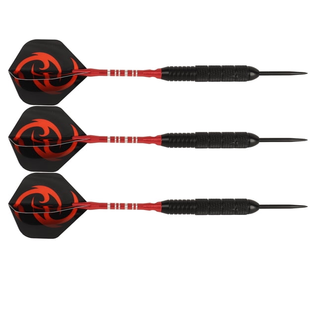 Flight Steel Tip Darts Set With Anti Slip Handle Tip Material For Dartboard Home Bar