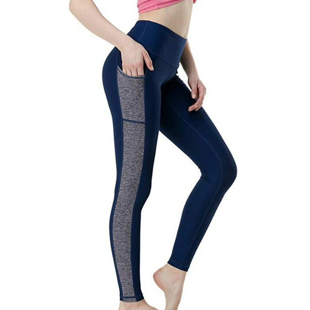 FITG18® Gym wear Leggings Ankle Length Workout Trousers, Stretchable Striped  Leggings