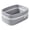Grey-25.5*34.5*15cm, variant on SUYOLL Rope Woven Storage Basket Decorative Organizer For Towels Nursery Shelf Home Organization Storage Hamper Black